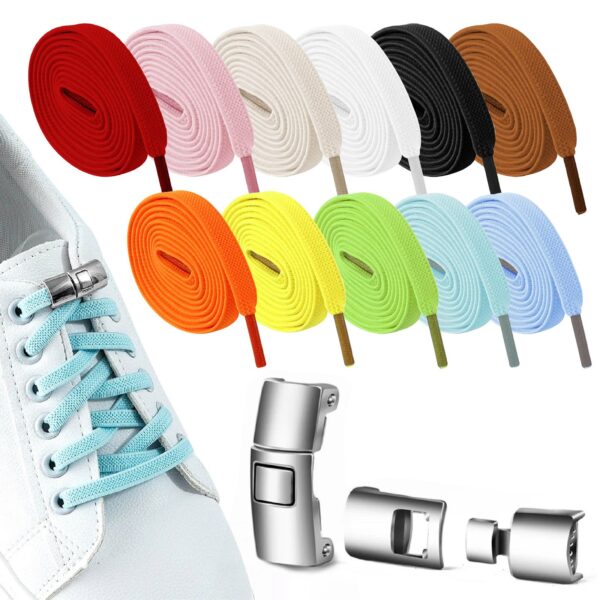 Cordones elásticos de broche metálico