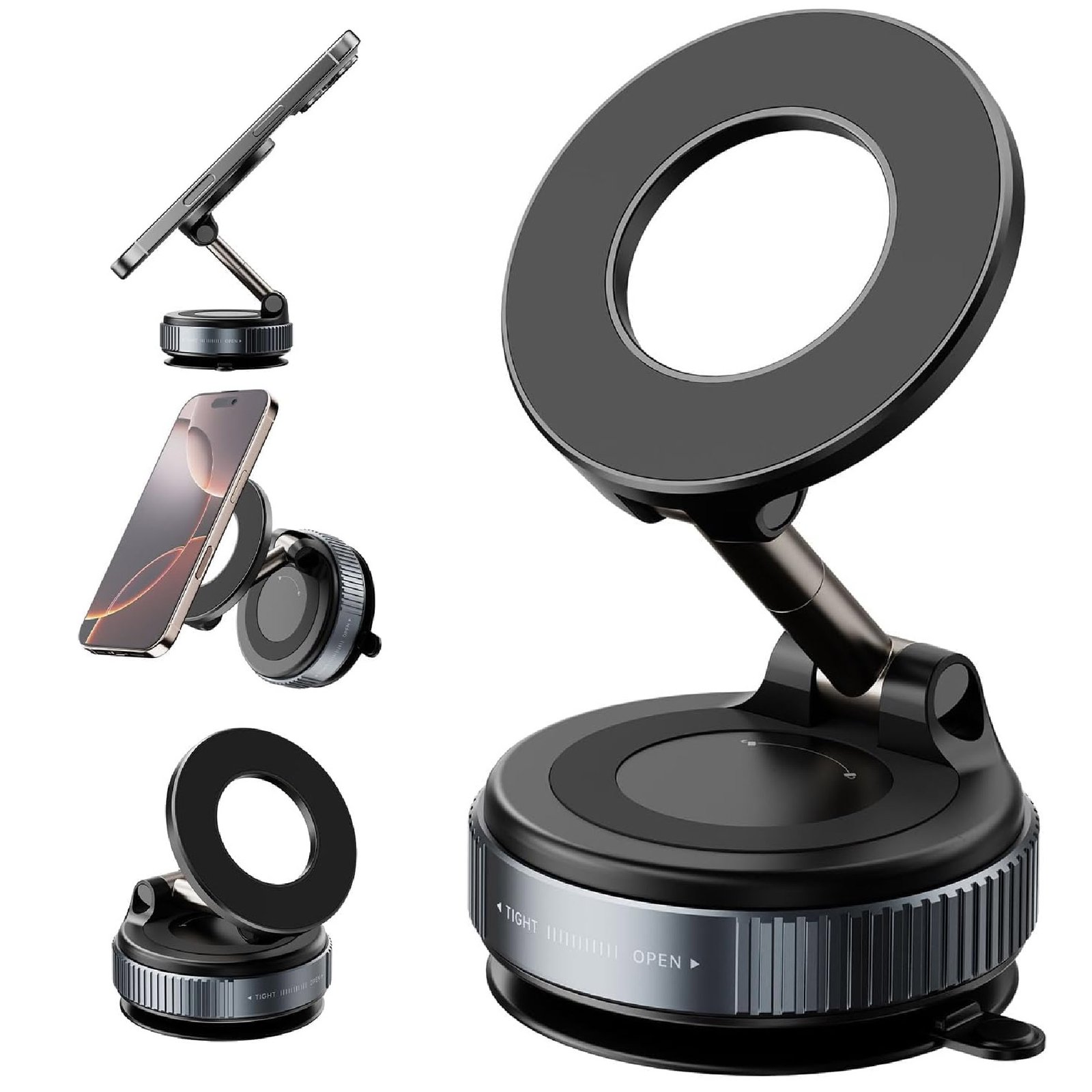 09.jpg Holder de Succión con Aro Magnético K007 - Imagen 1