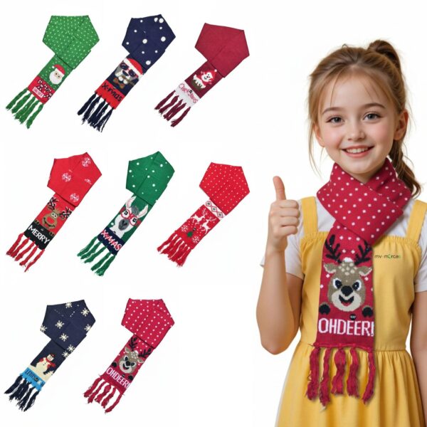 Bufanda Navideña con Luces