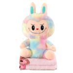 Peluche Labubu Colores + Cobija Estampada - Imagen 3
