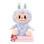Peluche Labubu Colores + Cobija Estampada - Imagen 4