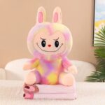 Peluche Labubu Colores + Cobija Estampada - Imagen 6