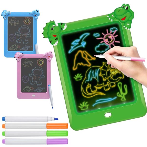 Tablero Magic Pad Conejo y Dinosaurio