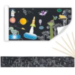 Papel Mágico Negro 30cm x 2mt - Imagen 3