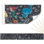 Papel Mágico Negro 30cm x 2mt - Imagen 2