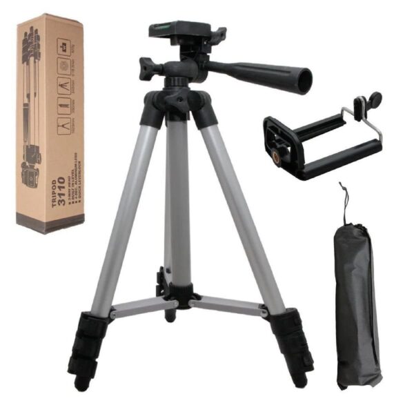 Trípode Telescópico + Soporte de Celular
