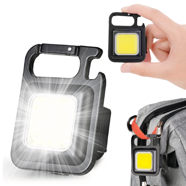 Mini Linterna Llavero Multifuncional