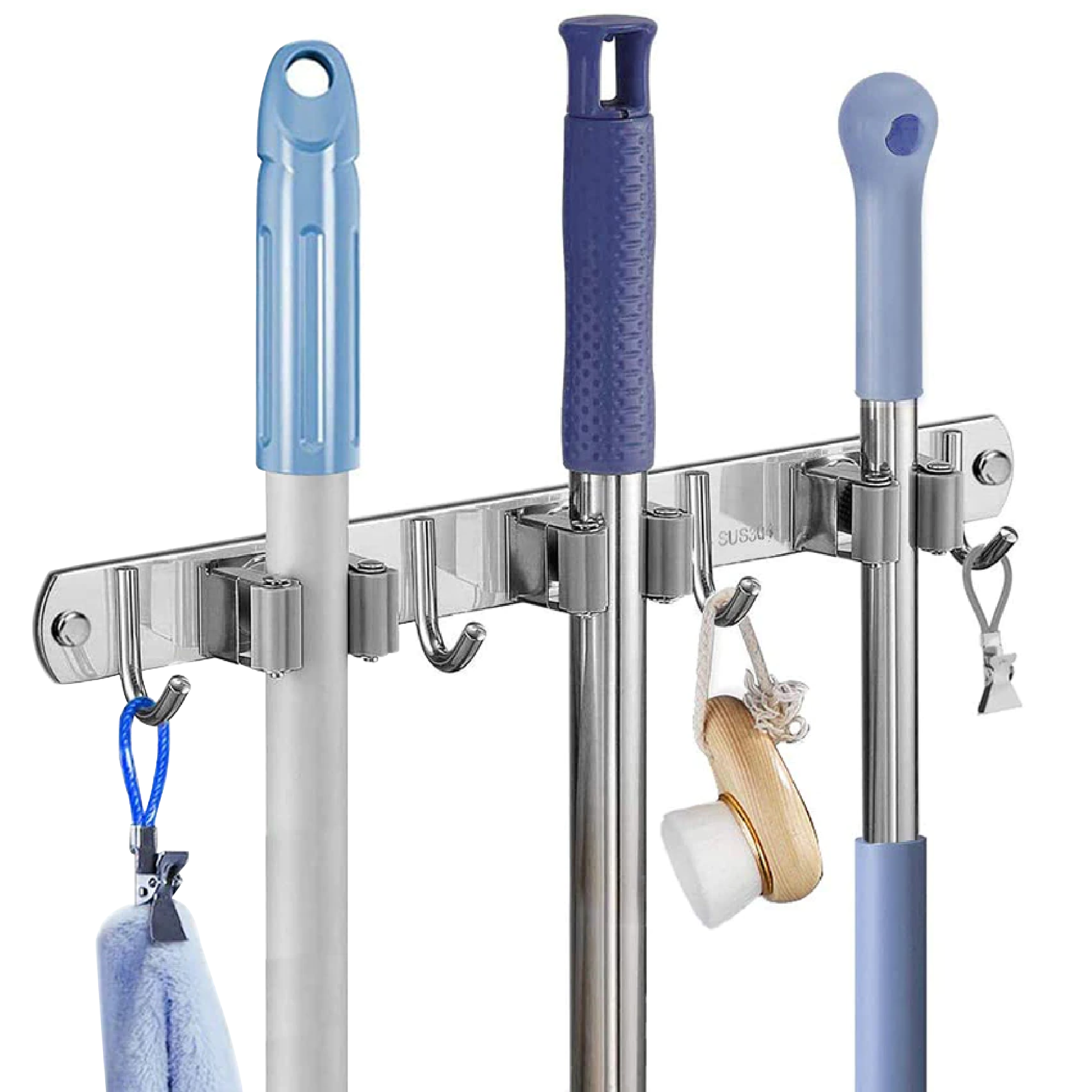 organizador-escobas02.png Organizador para Escoba y Traperos Metalico - Imagen 1