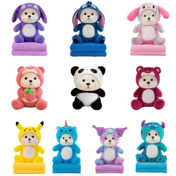 Peluche Oso en Pijama + Cobija