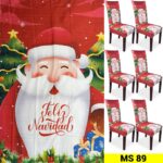 Set x6 Protector de silla y Mantel Navideño - Imagen 5