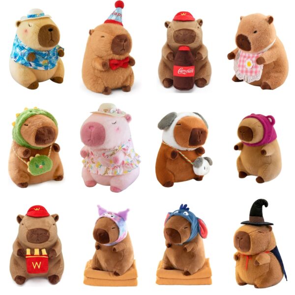 Peluche Capibara + Cobija