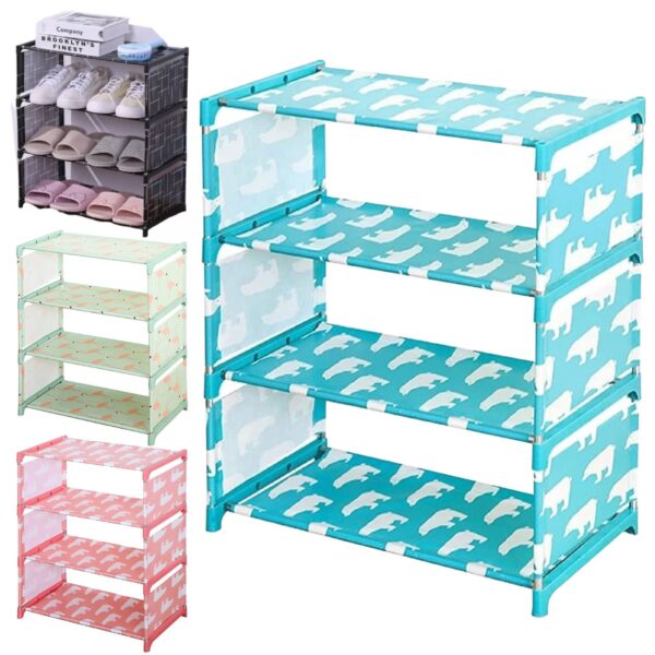 Zapatero de Tela 4 Niveles