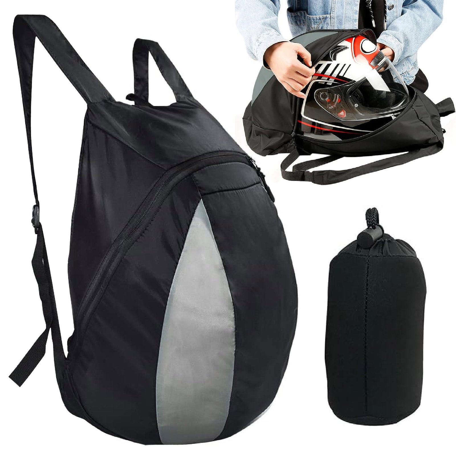 Bolso-Casco02.jpg Bolso Portátil Casco de Moto - Imagen 1